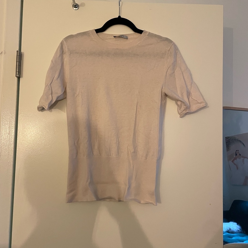 MM LaFleur Cashmere Choe Top in Pink Size Large